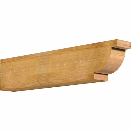 Ekena Millwork Alpine Rough Sawn Rafter Tail, Western Red Cedar, 6"W x 10"H x 48"L RFT06X10X48ALP00RWR